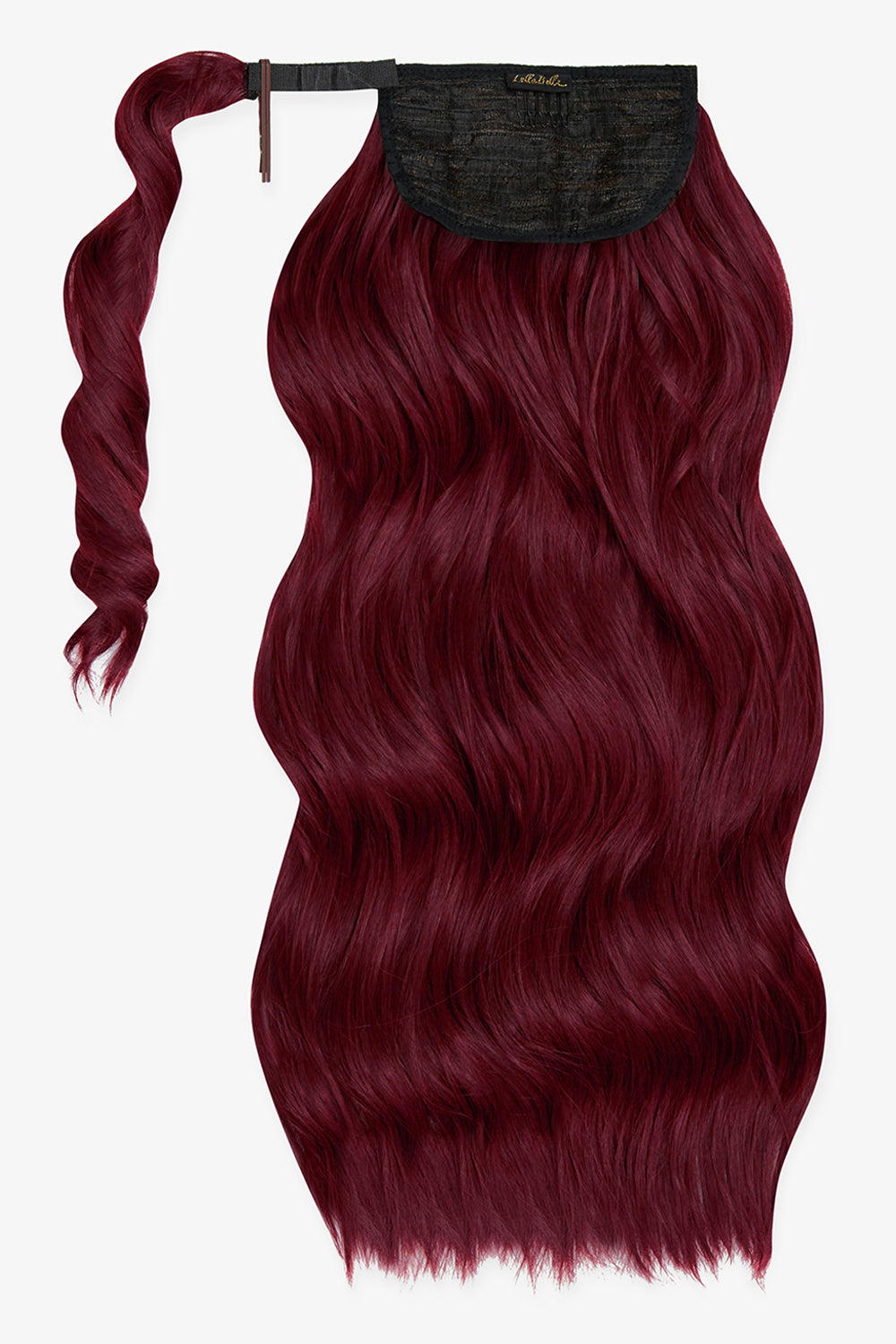 Midi Grande Brushed Out Wave 22'' Wraparound Pony - ROT | BURGUND #1