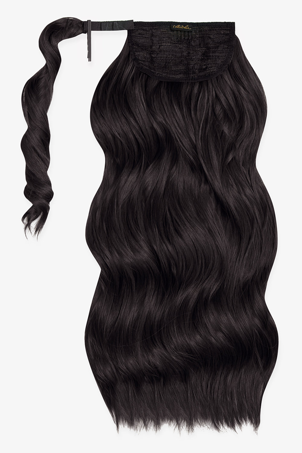 Midi Grande Brushed Out Wave 22'' Wraparound Pony - SCHWARZ | RABE #2