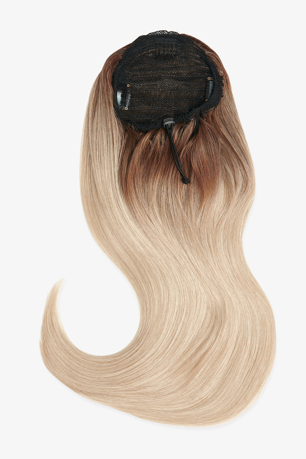 Sleek Full-Body 22" Ponytail - BLONDES | ROOTED CALIFORNIA BLONDE #1