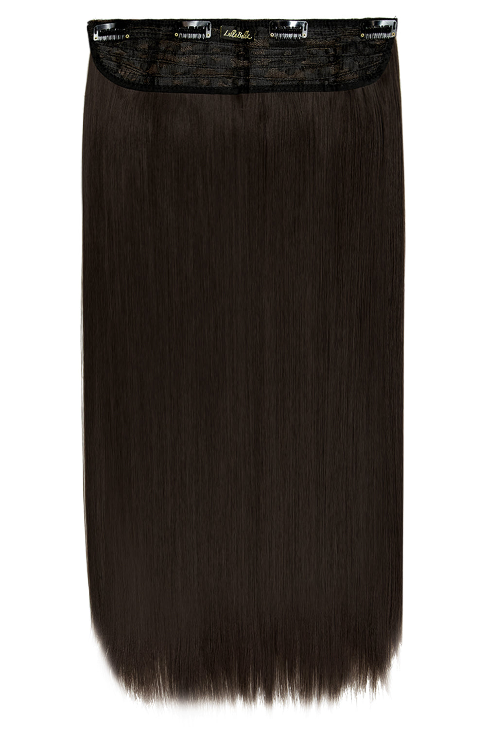 Épais 24" 1 Pièce Droite Clip Dans Les Extensions De Cheveux  - MARRONS | MARRON FONCÉ #1