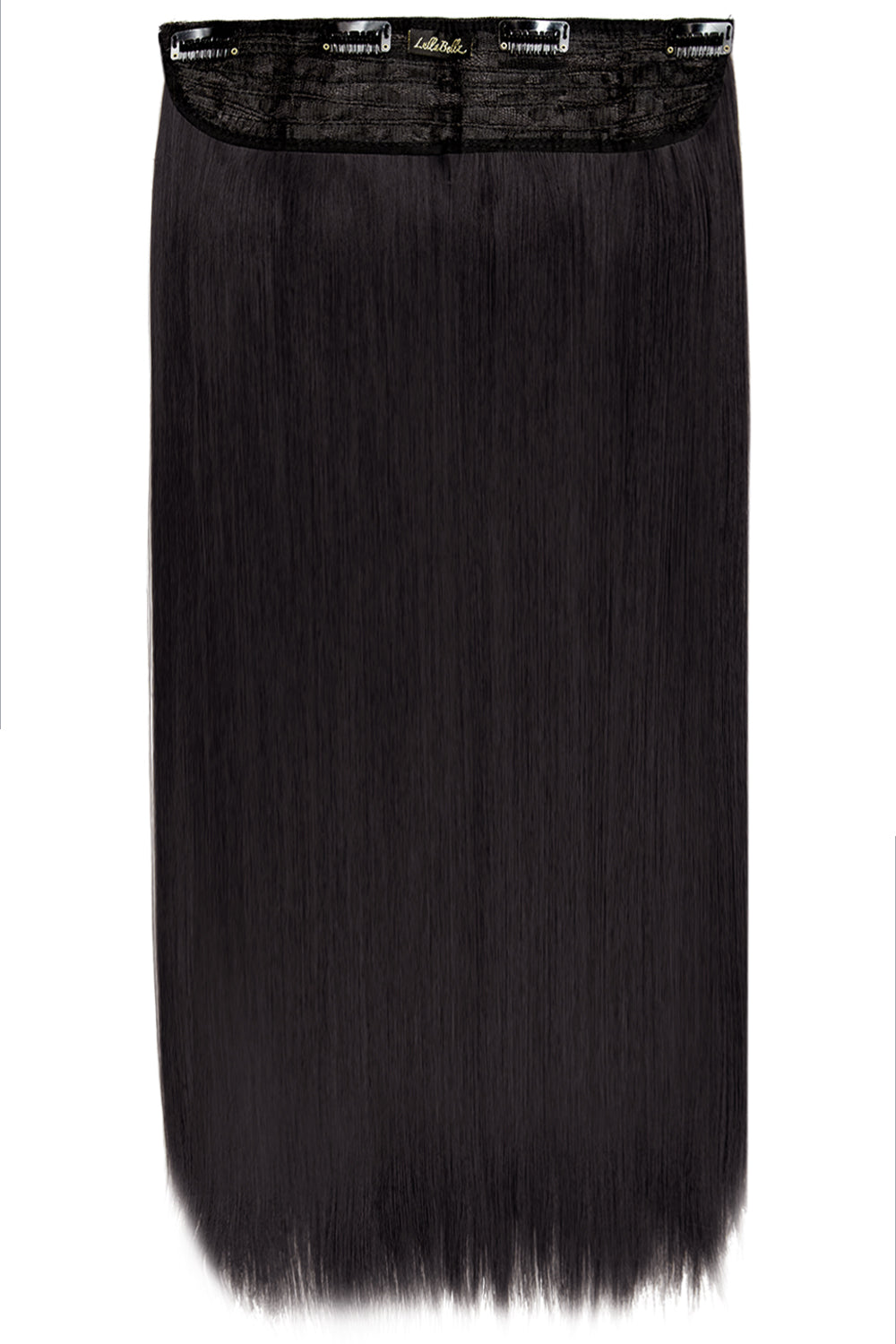 Épais 24" 1 Pièce Droite Clip Dans Les Extensions De Cheveux  - NOIRS | CORBEAU #1
