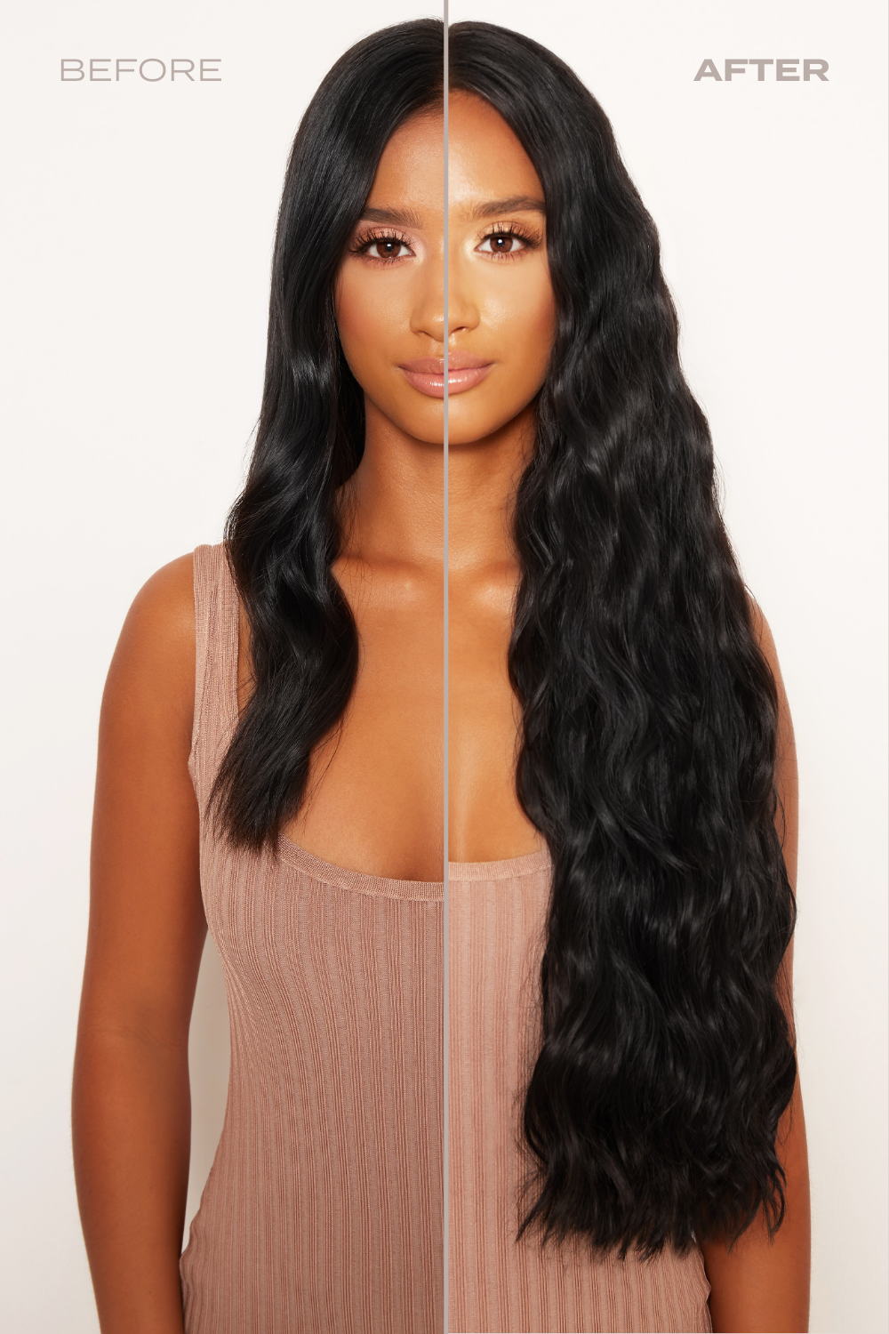 Super Thick 26" 5 Piece Waist Length Wave Clip In Hair Extensions