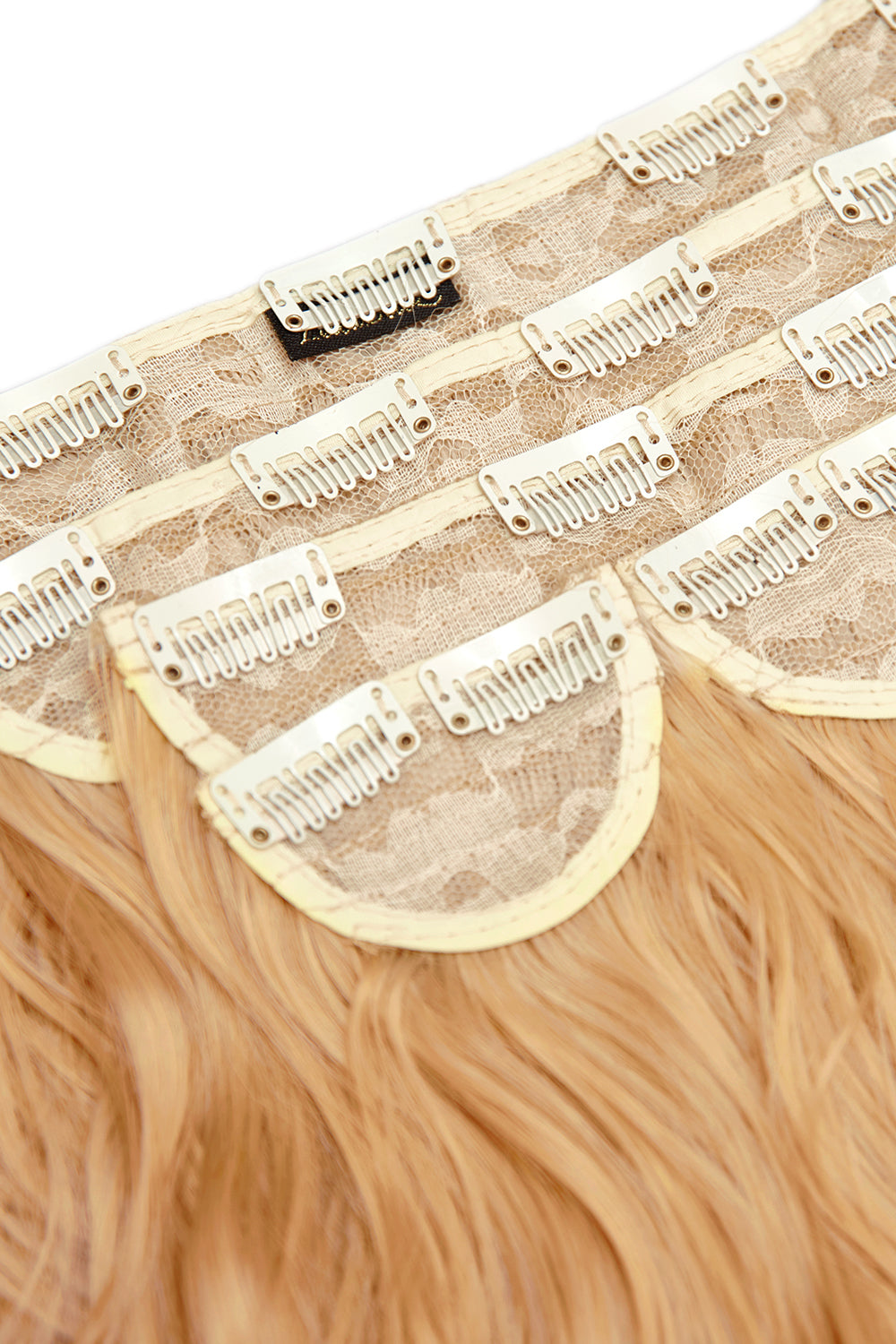 Clip de vague de longueur de taille de 26" 5 pièces super épais dans les extensions de cheveux - BLONDS | BLOND CARAMEL #2