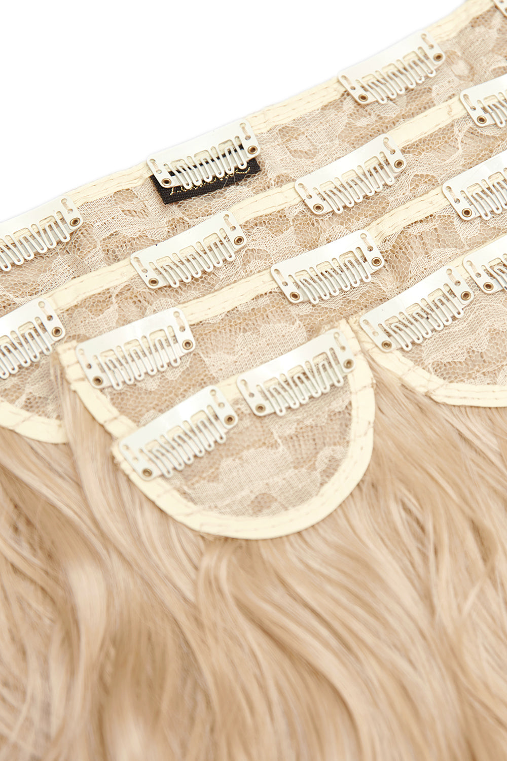 Clip de vague de longueur de taille de 26" 5 pièces super épais dans les extensions de cheveux - BLONDS | BLOND CHAMPAGNE #3