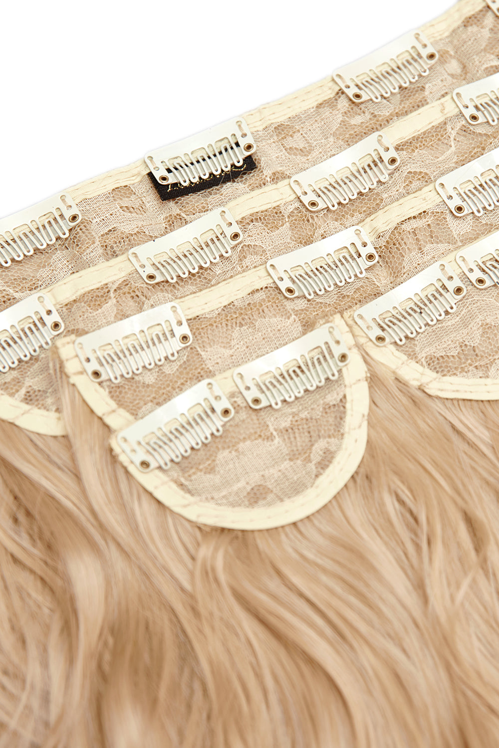Clip de vague de longueur de taille de 26" 5 pièces super épais dans les extensions de cheveux - BLONDS | BLOND MIEL #2