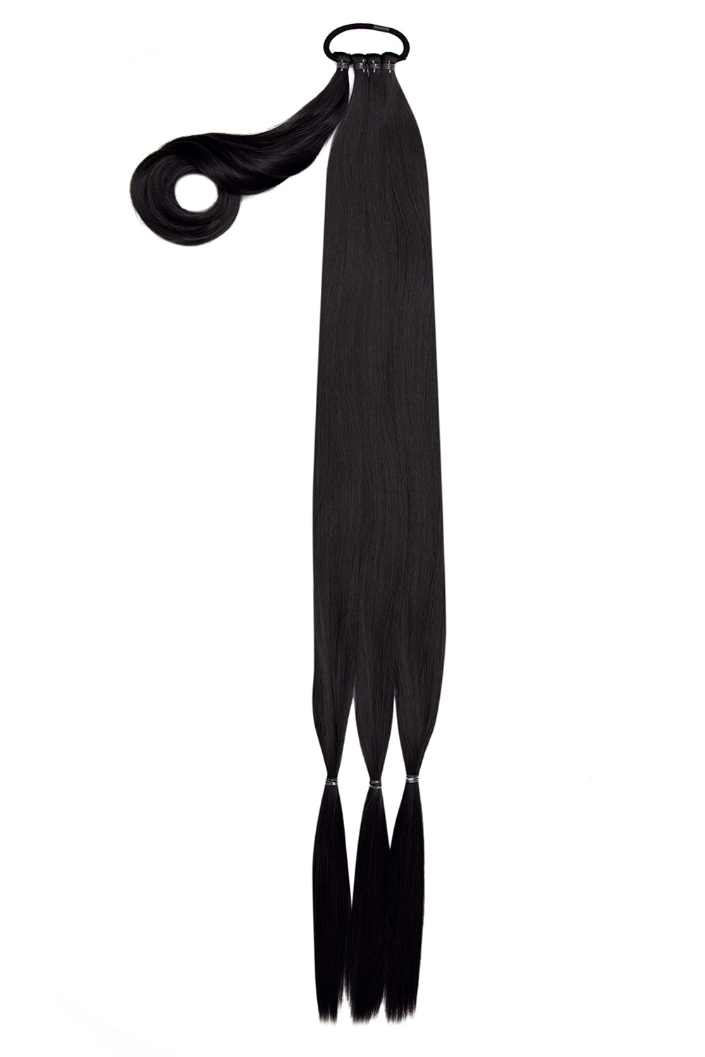 Grande 26" Braid - BLACKS | RAVEN #4