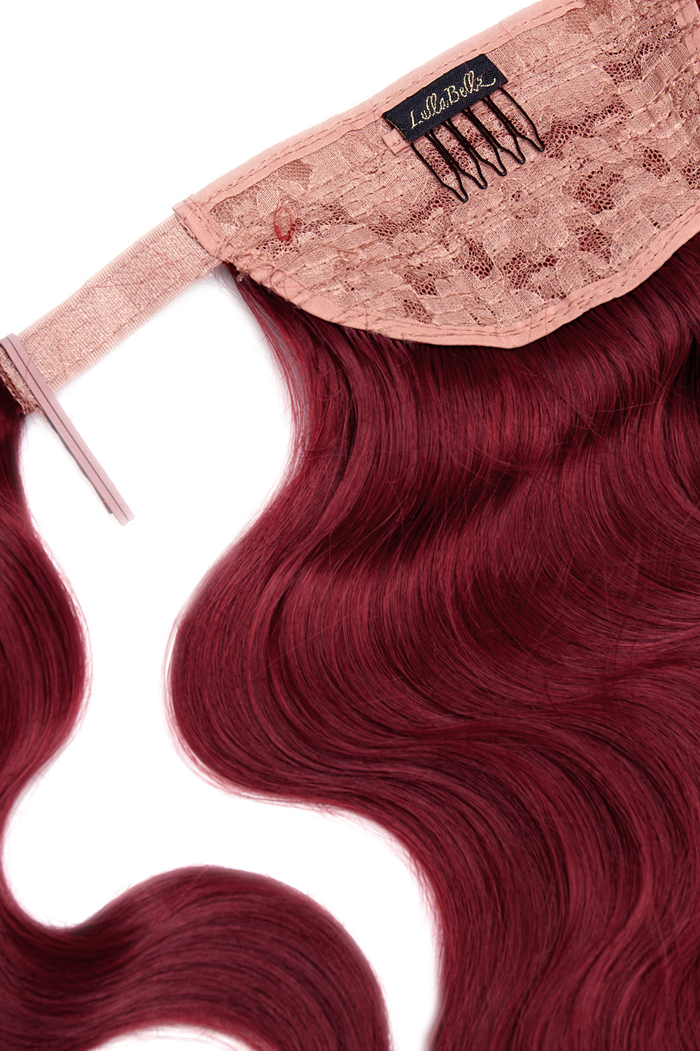Grande 26" Hollywood Wave Wraparound Pony [Ausverkaufsartikel] - ROT | BURGUND #2