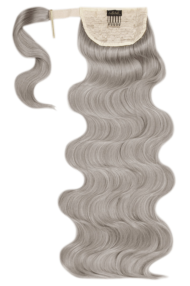 Grande 26" Hollywood Wave Wraparound Pony [Ausverkaufsartikel] - BLONDE | SILBER-GRAU #1