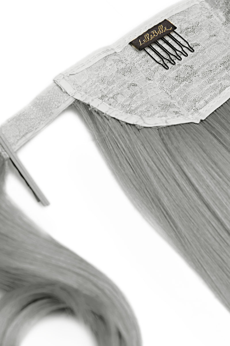 Extra AF 34'' Straight Wraparound Pony [Clearance Lines] - BLONDES | SILVER GREY #2