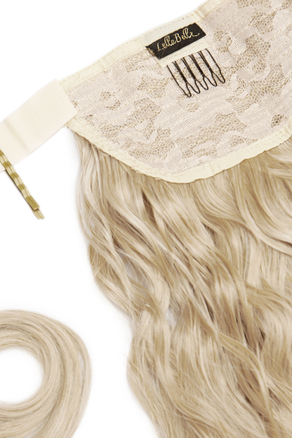 Extra AF 34'' Strukturierter, gewellter Wraparound-Pony [Ausverkaufslinien] - BLONDE | KALIFORNISCHE BLONDE #2