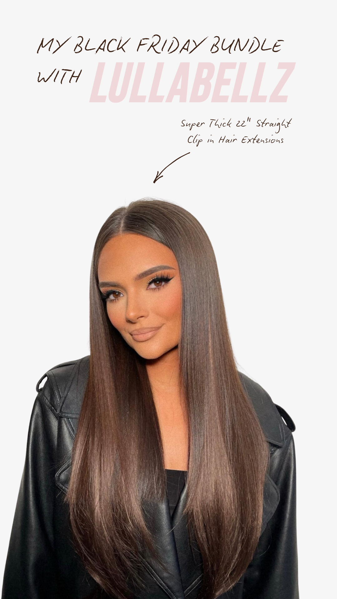 18 Zoll 1-teilige Hidden Halo-Haarverlängerung zum Föhnen - BRAUN | DUNKELBRAUN #3