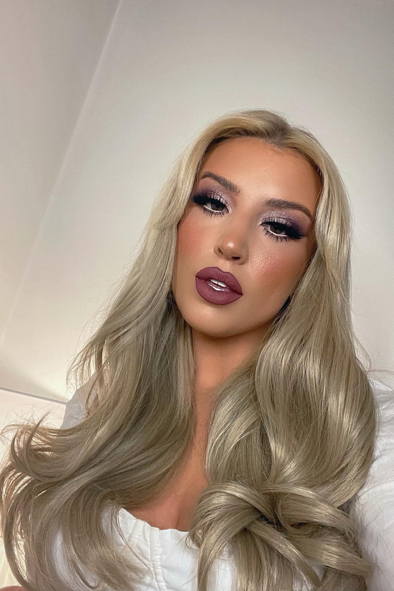 Superdicke 55,9 cm lange, 5-teilige natürliche gewellte Clip-In-Haarverlängerungen - BLONDE | KALIFORNISCHE BLONDE #1