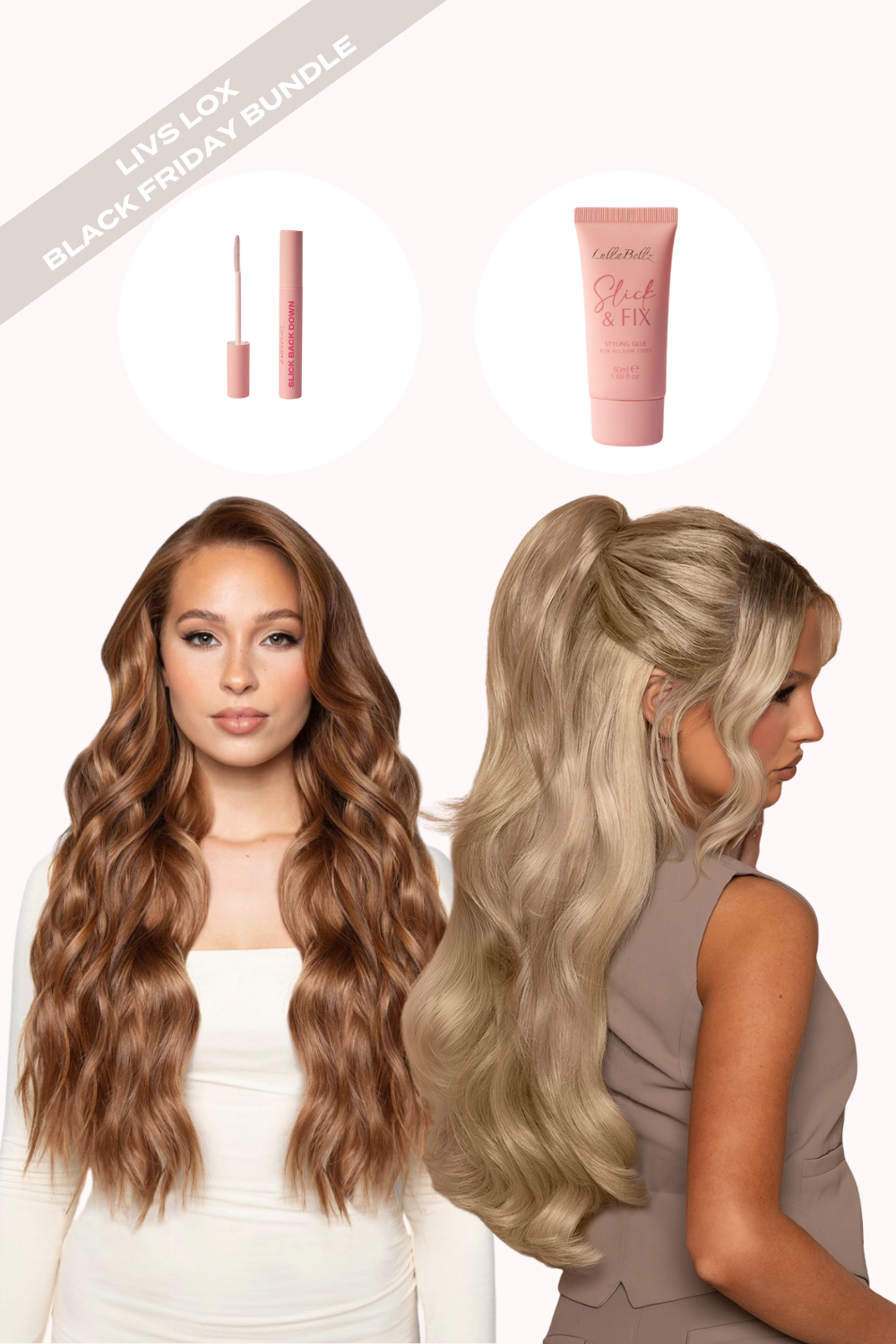 18 Zoll 1-teilige Hidden Halo-Haarverlängerung zum Föhnen