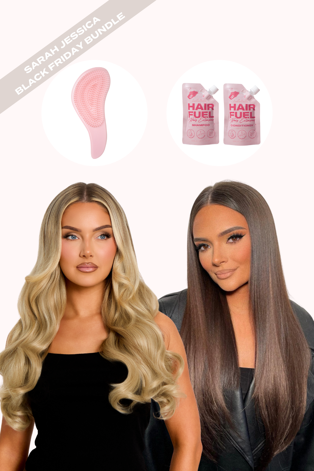 18 Zoll 1-teilige Hidden Halo-Haarverlängerung zum Föhnen