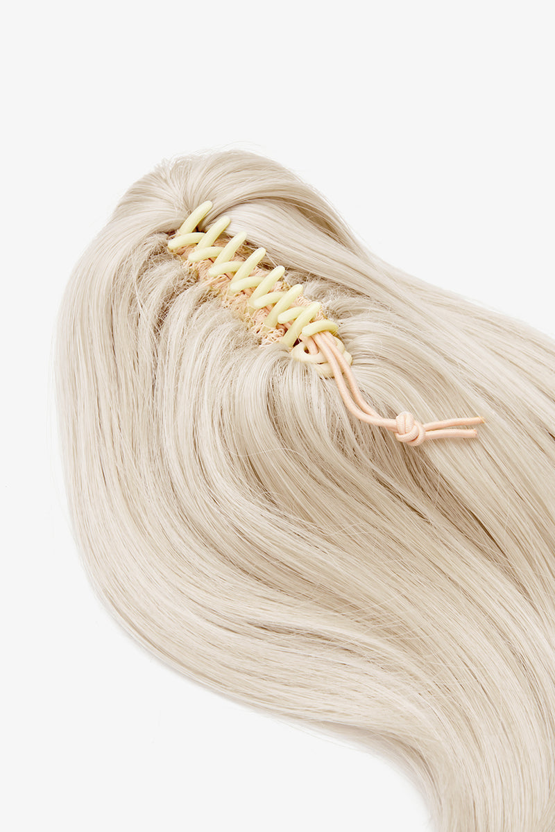 Séchage au sèche-cheveux, queue de cheval à pince griffes de 40 cm - BLONDS | BLOND BLANCHISSANTE #3