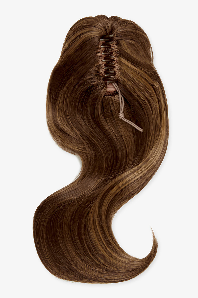 Séchage au sèche-cheveux, queue de cheval à pince griffes de 40 cm - MARRONS | BLONDETTE #3