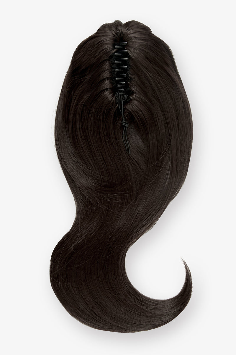 Séchage au sèche-cheveux, queue de cheval à pince griffes de 40 cm - MARRONS | MARRON FONCÉ #4