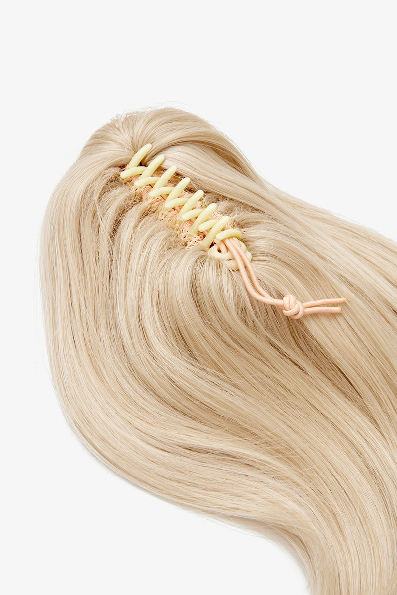 Séchage au sèche-cheveux, queue de cheval à pince griffes de 40 cm - BLONDS | BLOND CLAIR DORÉ #3