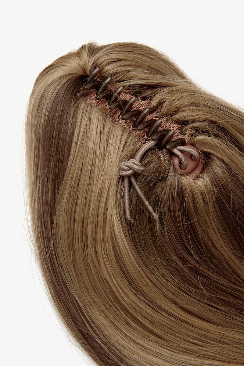 Séchage au sèche-cheveux, queue de cheval à pince griffes de 40 cm - MARRONS | BRUN DOUX #3