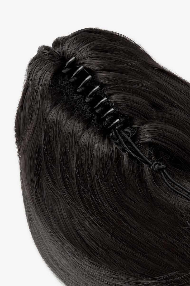 Séchage au sèche-cheveux, queue de cheval à pince griffes de 40 cm - NOIRS | NOIR NATUREL #3