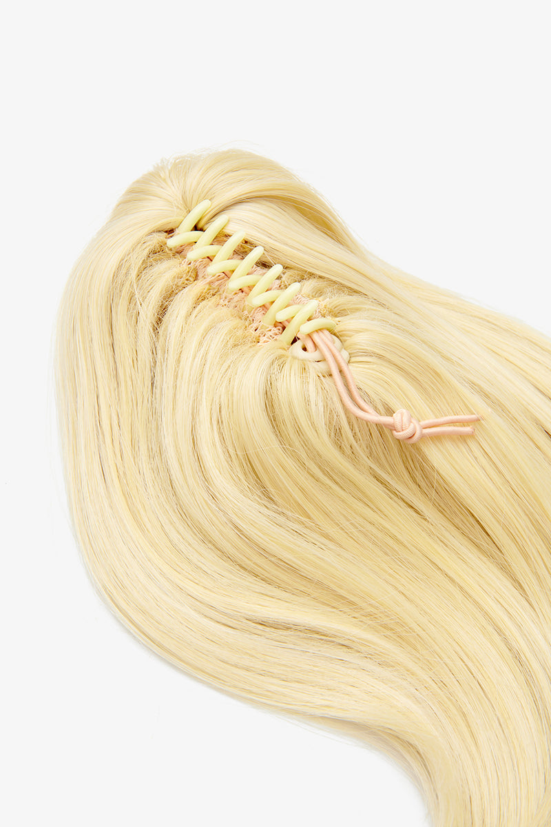 Séchage au sèche-cheveux, queue de cheval à pince griffes de 40 cm - BLONDS | BLOND PUR #4