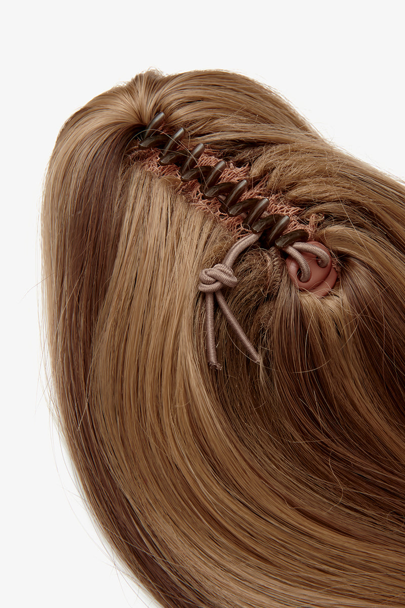 Séchage au sèche-cheveux, queue de cheval à pince griffes de 40 cm - MARRONS | BRUN CARAMEL #3