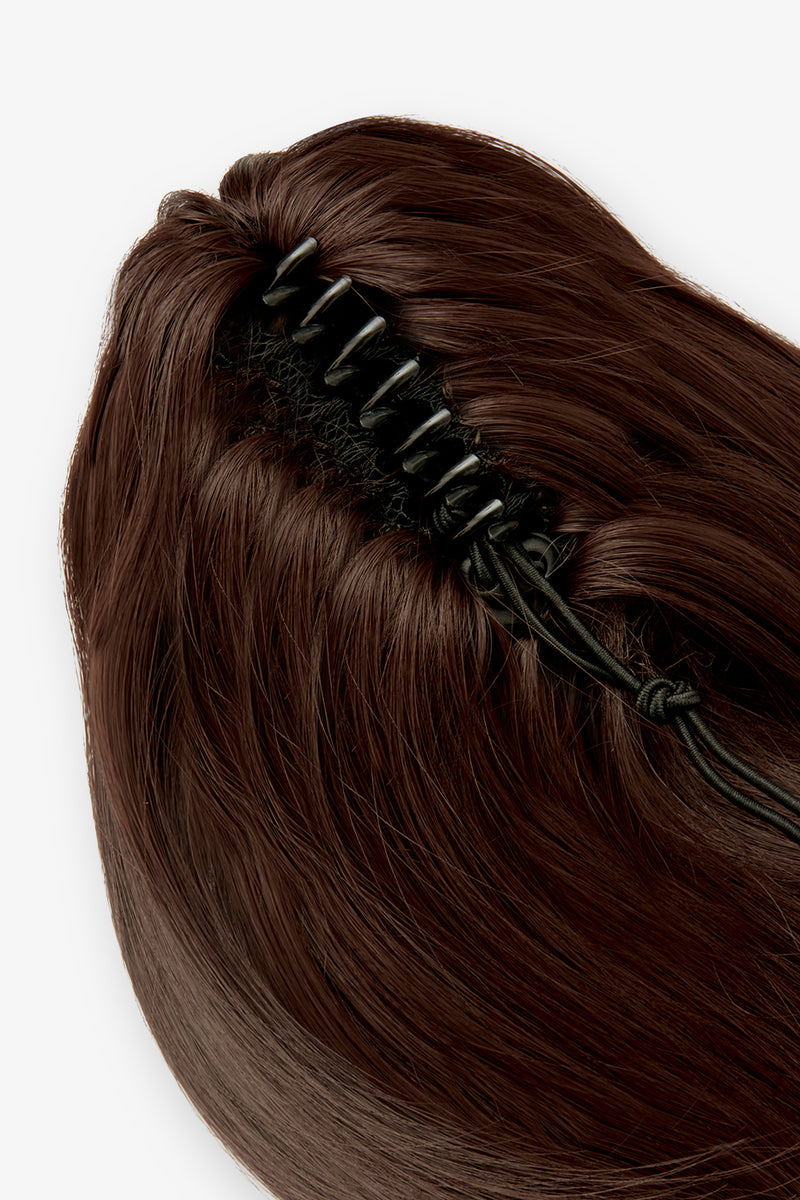 Séchage au sèche-cheveux, queue de cheval à pince griffes de 40 cm - MARRONS | BRUNE CHAUDE #2