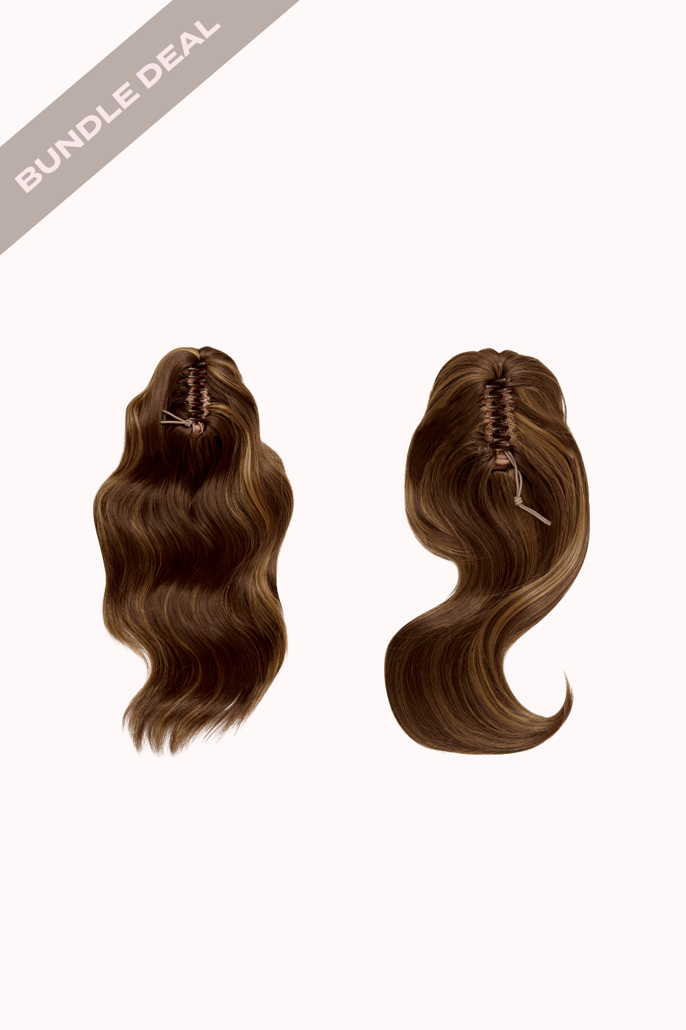 Brushed Out Wave 16" Claw Clip + Blow Dry 16" Claw Clip Bundle - BROWNS | BLONDETTE #1