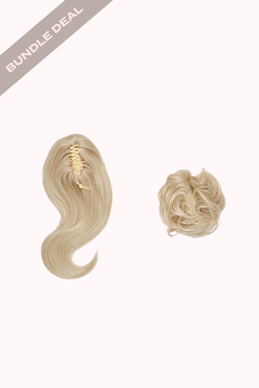 Blow Dry 16" Claw Clip + Premium Messy Bun Scrunchie Bundle - BLONDES | CALIFORNIA BLONDE #1