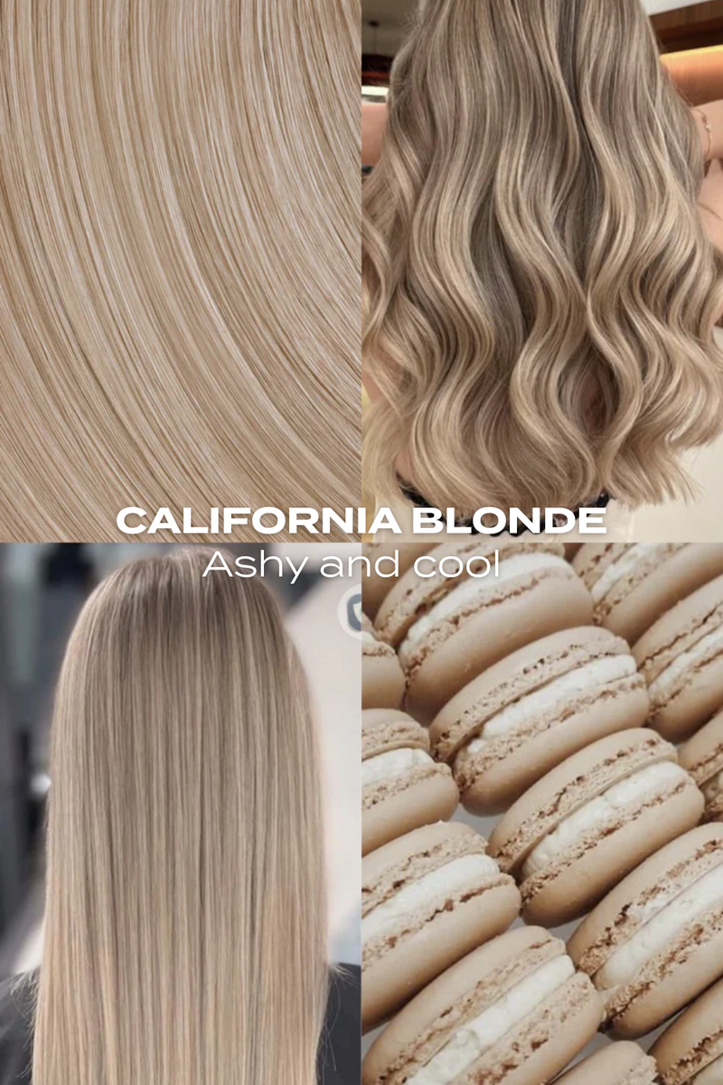 Super Thick 22" 5 Piece Straight Clip In Hair Extensions - BLONDES | CALIFORNIA BLONDE #4