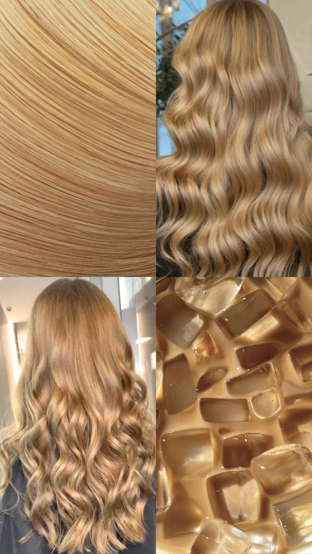 Farbprobe für menschliches Haar - BLONDE | Karamellblond #1
