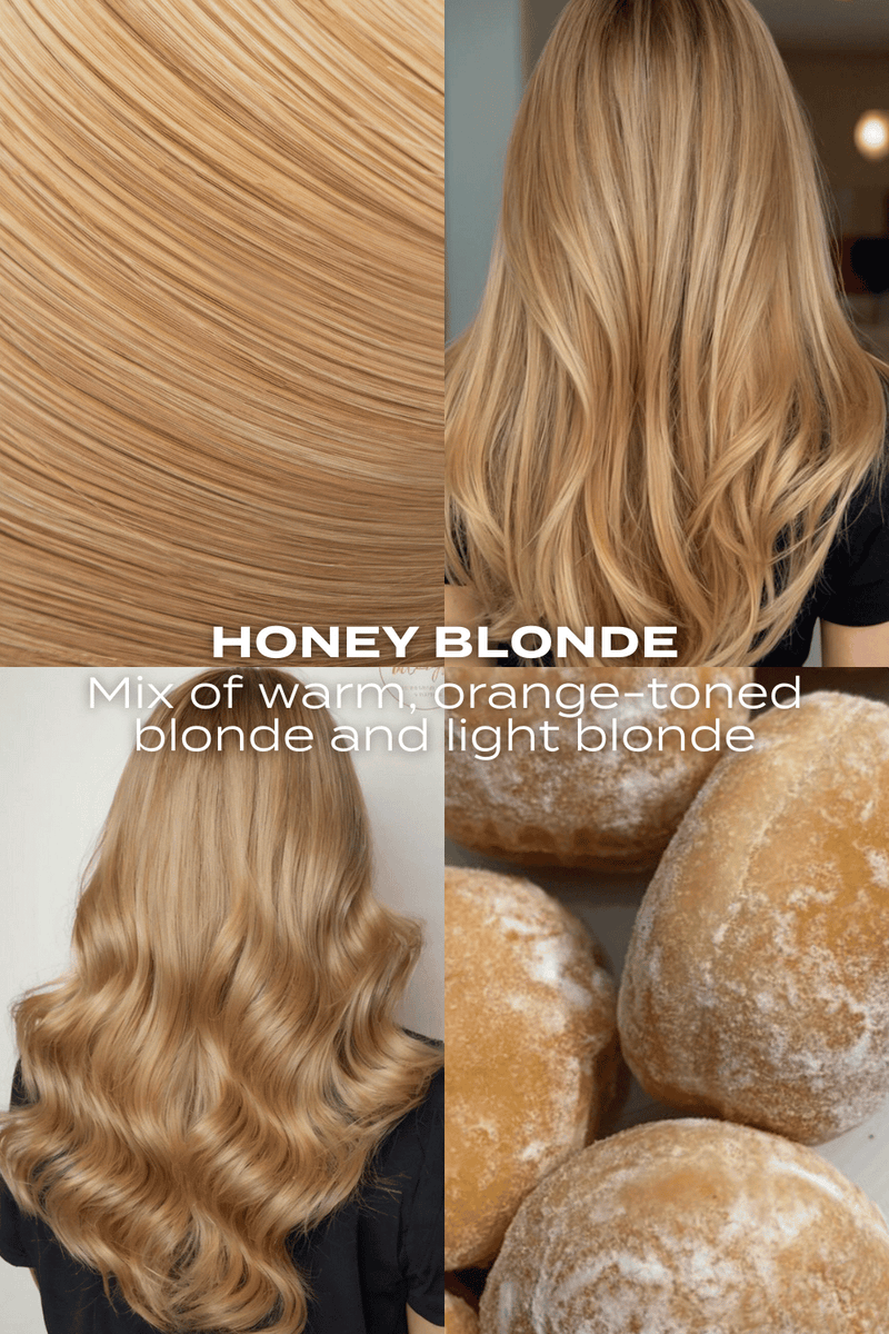 Super Thick 22" 5 Piece Straight Clip In Hair Extensions - BLONDES | HONEY BLONDE #3