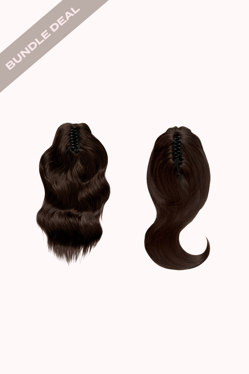 Brushed Out Wave 16" Claw Clip + Blow Dry 16" Claw Clip Bundle - BROWNS | CHOCOLATE BROWN #1
