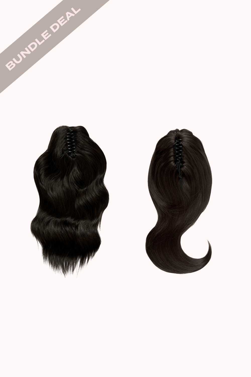 Brushed Out Wave 16" Claw Clip + Blow Dry 16" Claw Clip Bundle - BROWNS | DARK BROWN #1