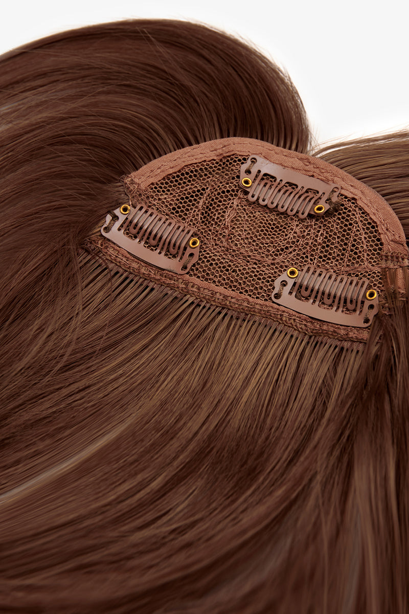 Gefiederter Pony mit Clip zum Einstecken - ROT | AUBURN #2