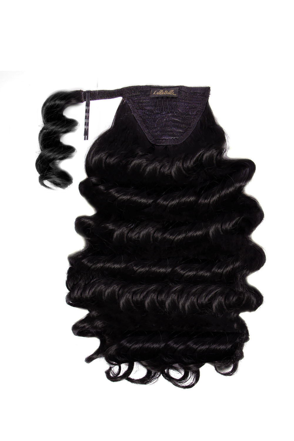 Midi Grande Brushed Out Wave 22'' Poney enveloppant - NOIRS | NOIR NATUREL #1