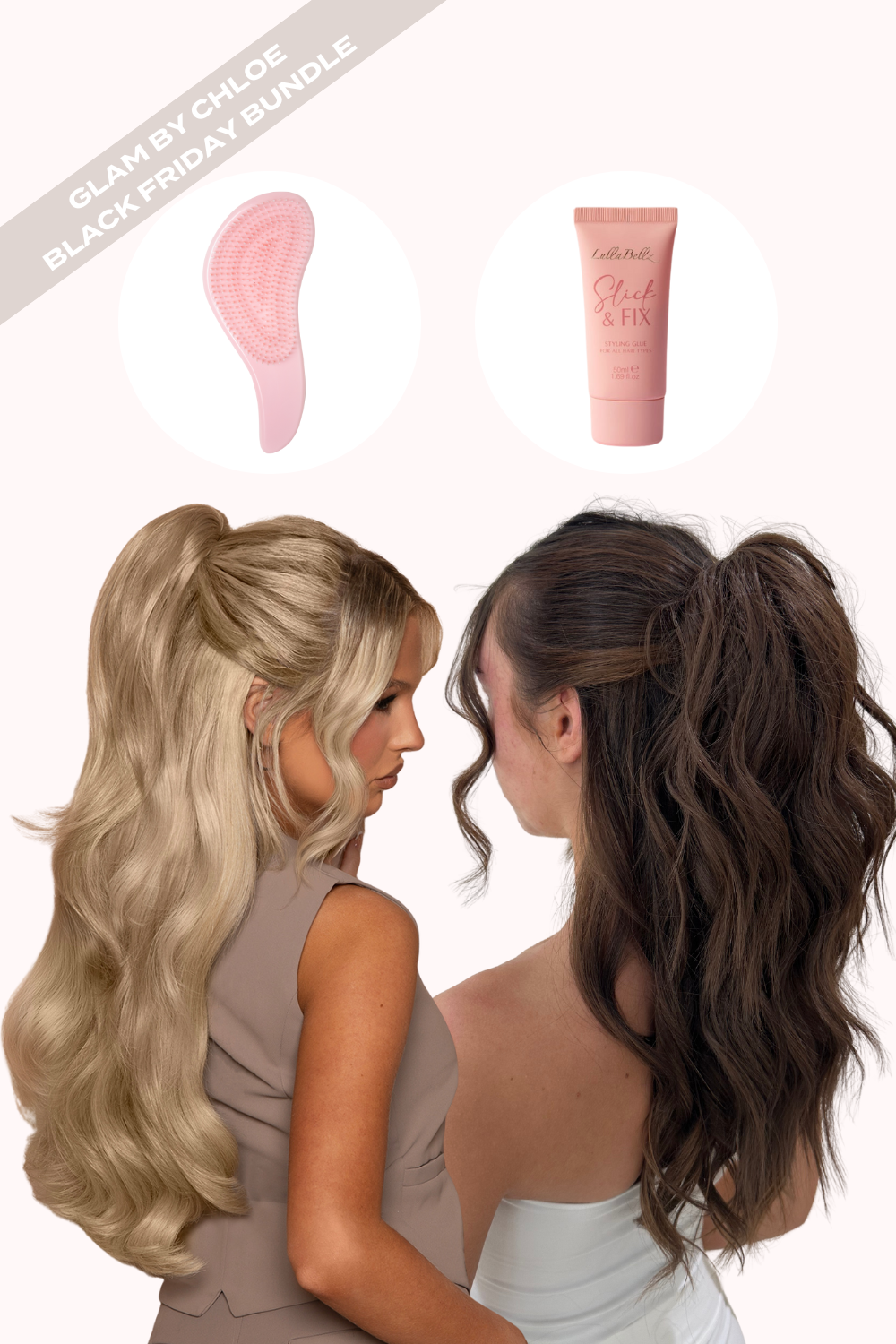 18 Zoll 1-teilige Hidden Halo-Haarverlängerung zum Föhnen