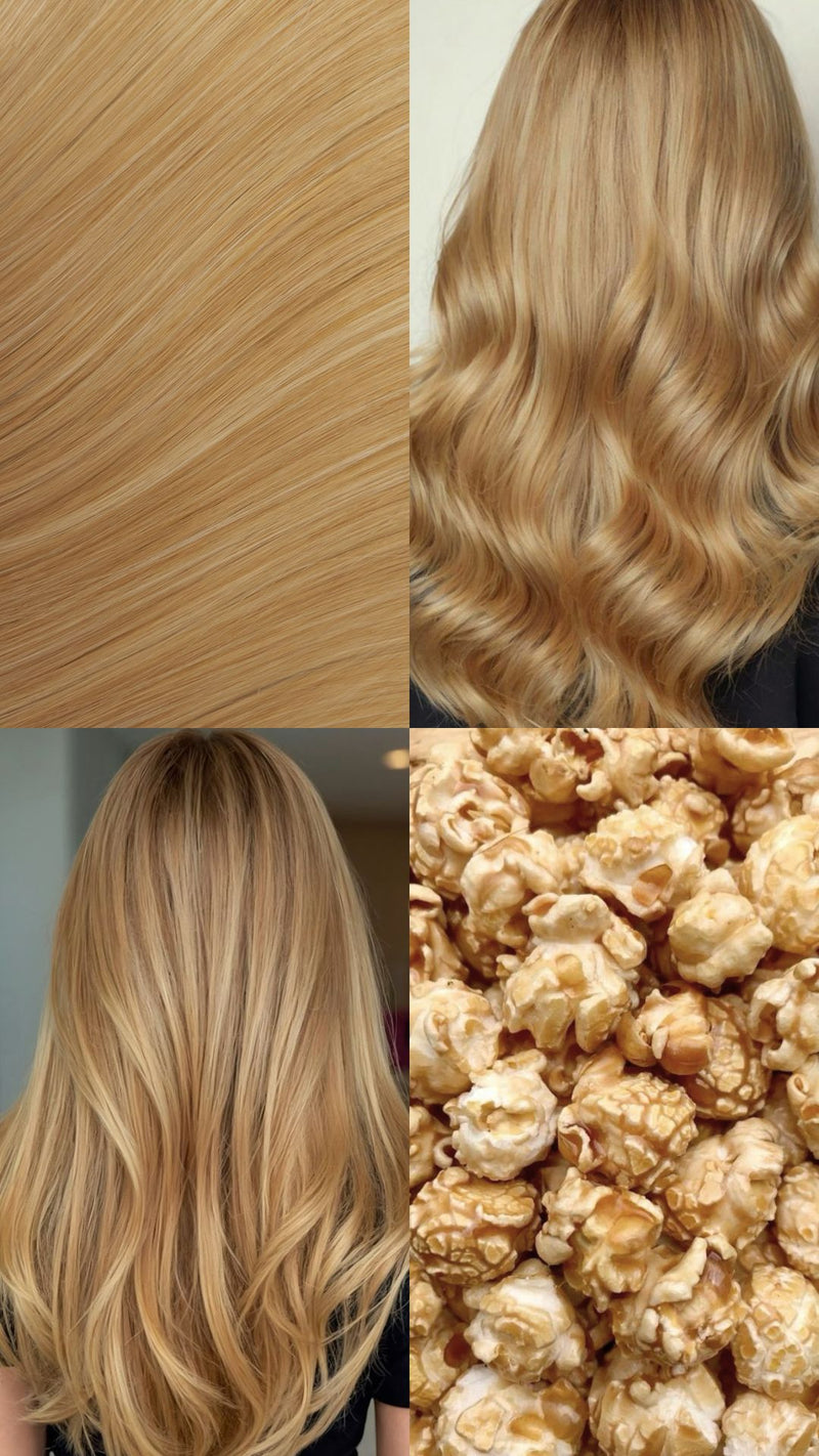 Dicke 20" 1-teilige lockige Clip-In-Haarverlängerungen  - BLONDE | GOLDBLOND #6