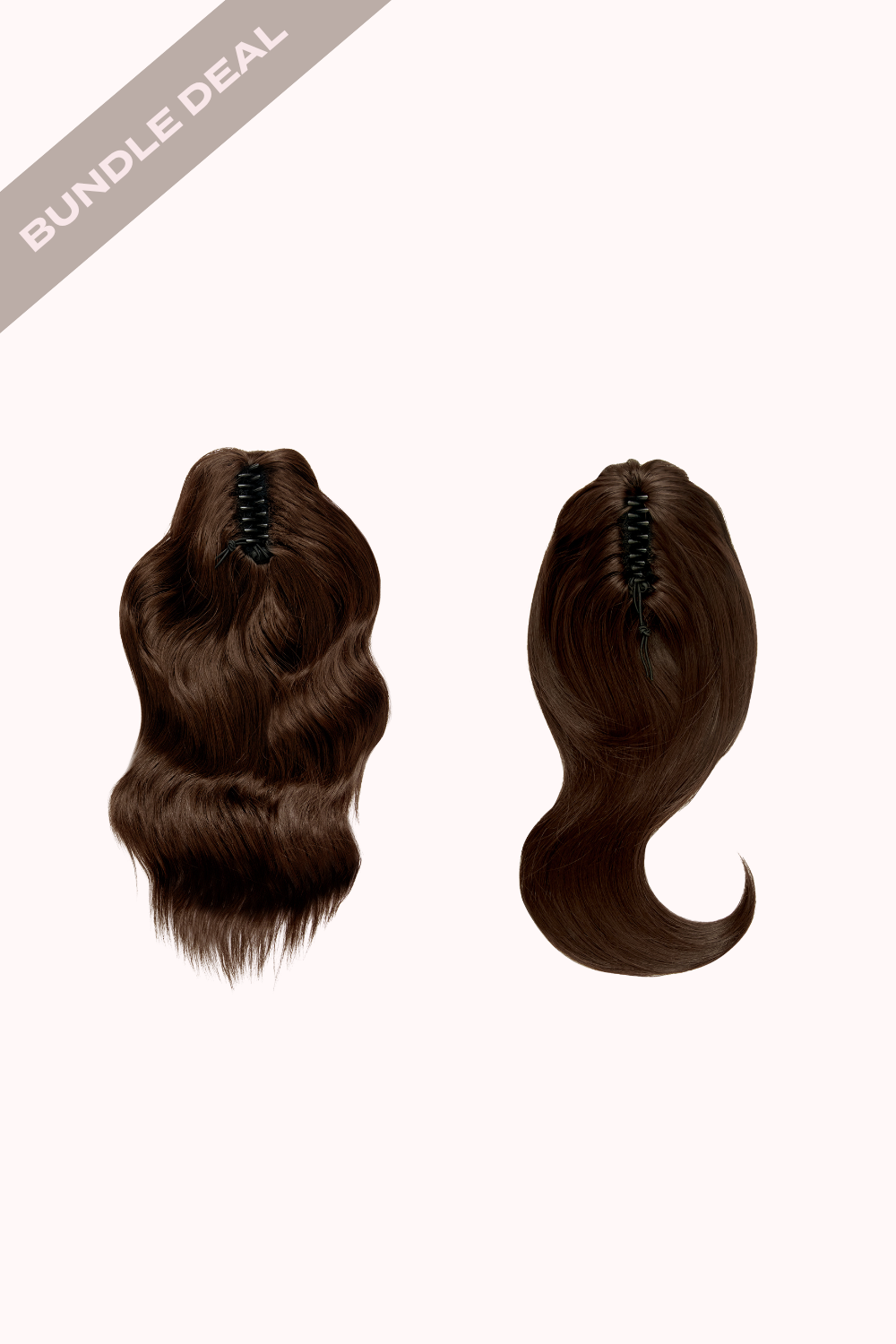 Brushed Out Wave 16" Claw Clip + Blow Dry 16" Claw Clip Bundle - BROWNS | GOLDEN BROWN #1