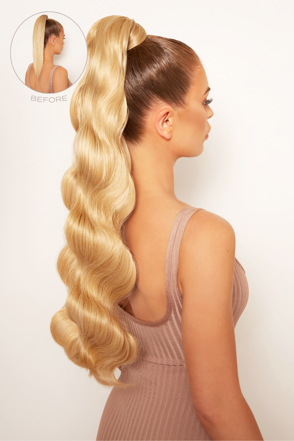 Grande 26" Hollywood Wave Wraparound Pony [Articles en liquidation]