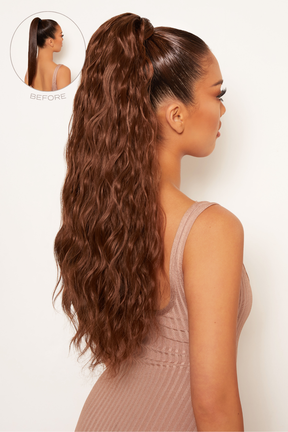 Grande 26" Textured Wave Wraparound Pony [Clearance Lines]