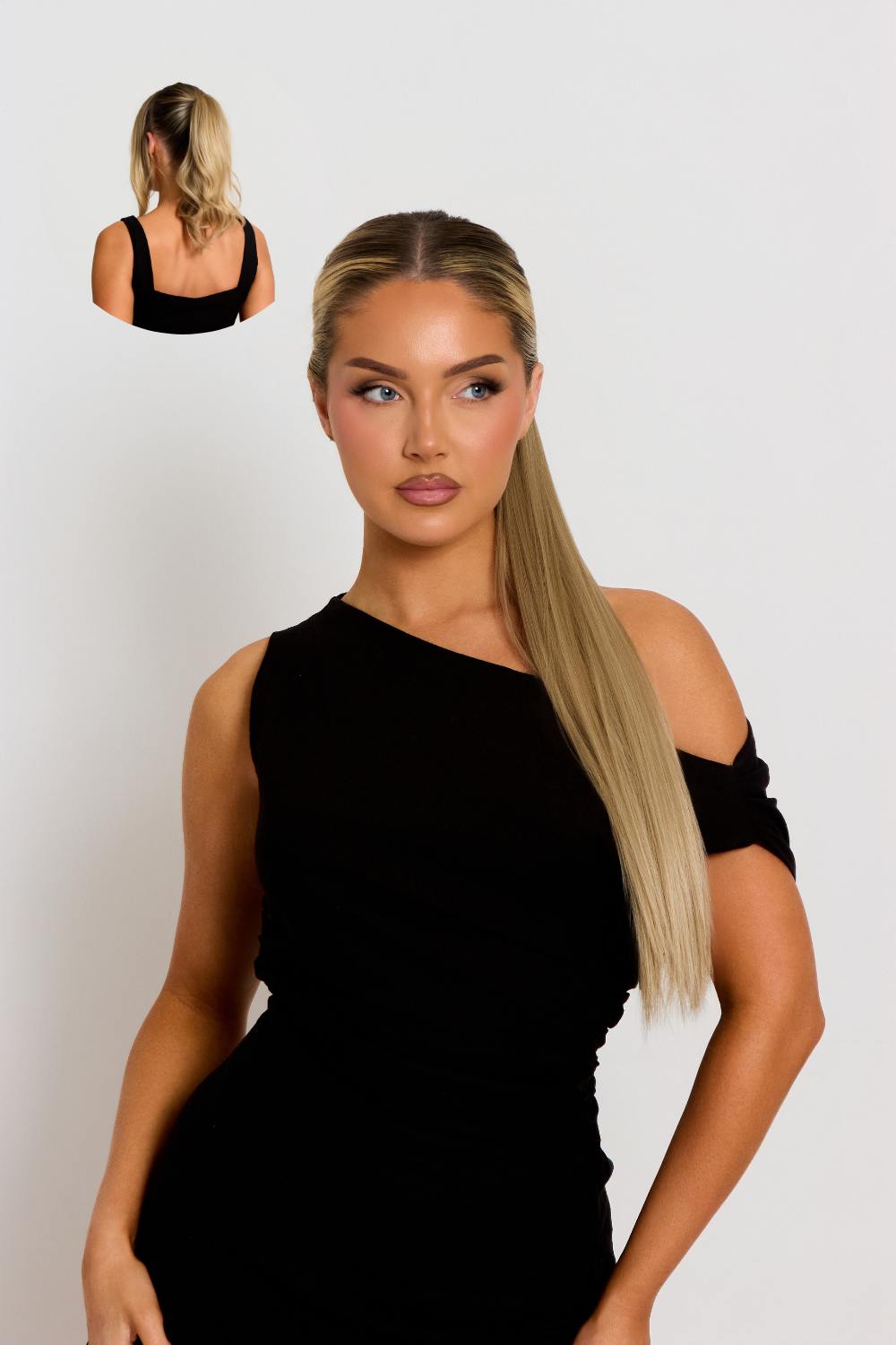 Grande 26" Straight Wraparound Pony - BLONDES | CALIFORNIA BLONDE #1