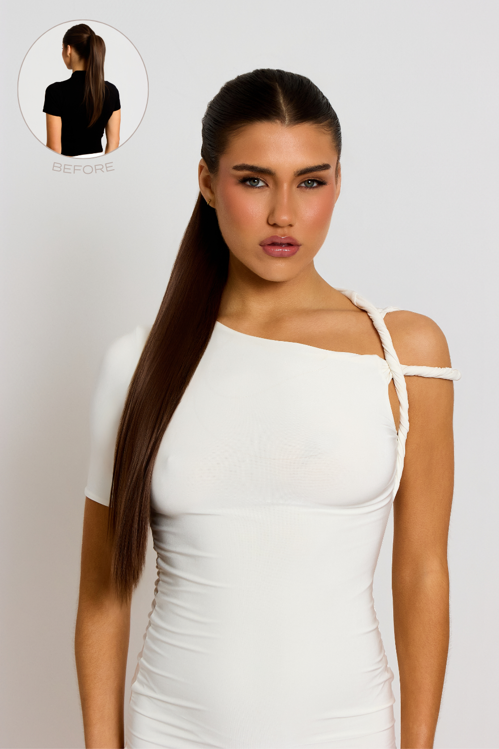 Grande 26" Straight Wraparound Pony