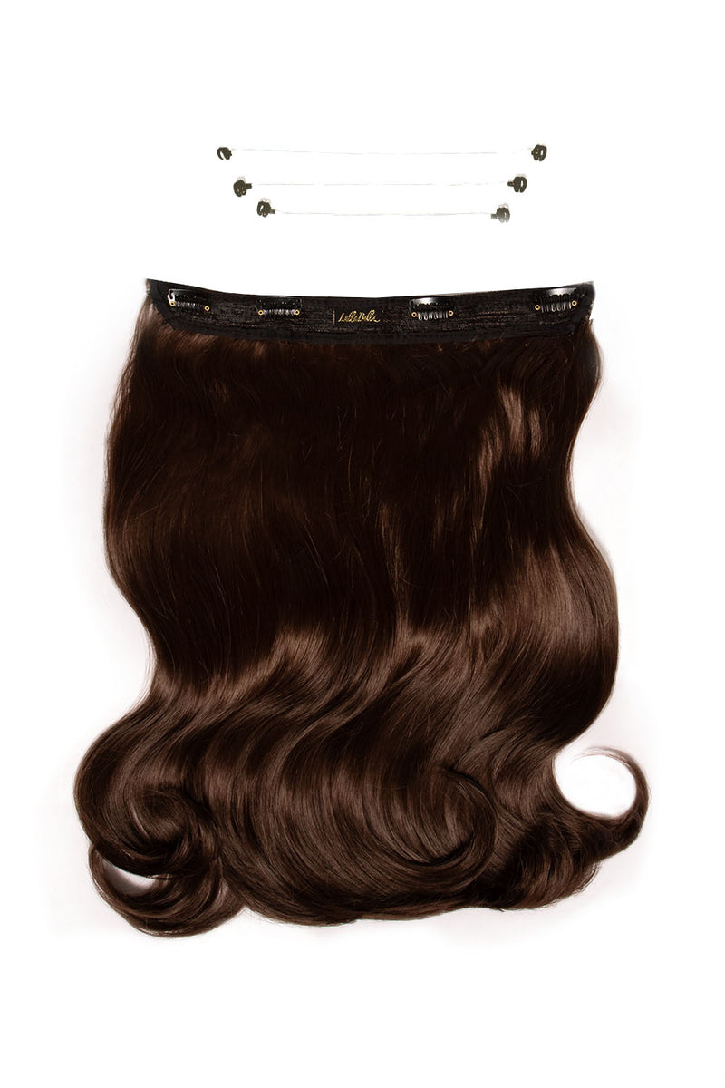 Extensions de cheveux 18 pouces à halo caché, 1 pièce, pour brushing - MARRONS | CHOCOLAT BRUN #1
