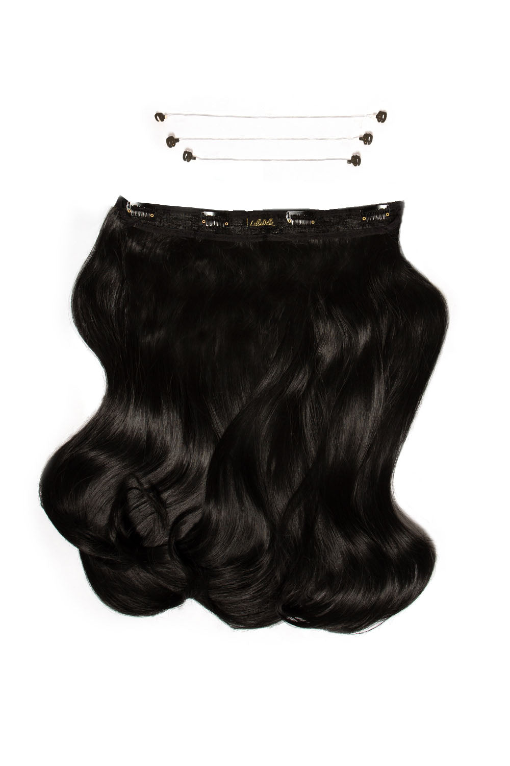 18” 1 Piece Hidden Halo Blow Dry Hair Extensions - BLACKS | NATURAL BLACK #1