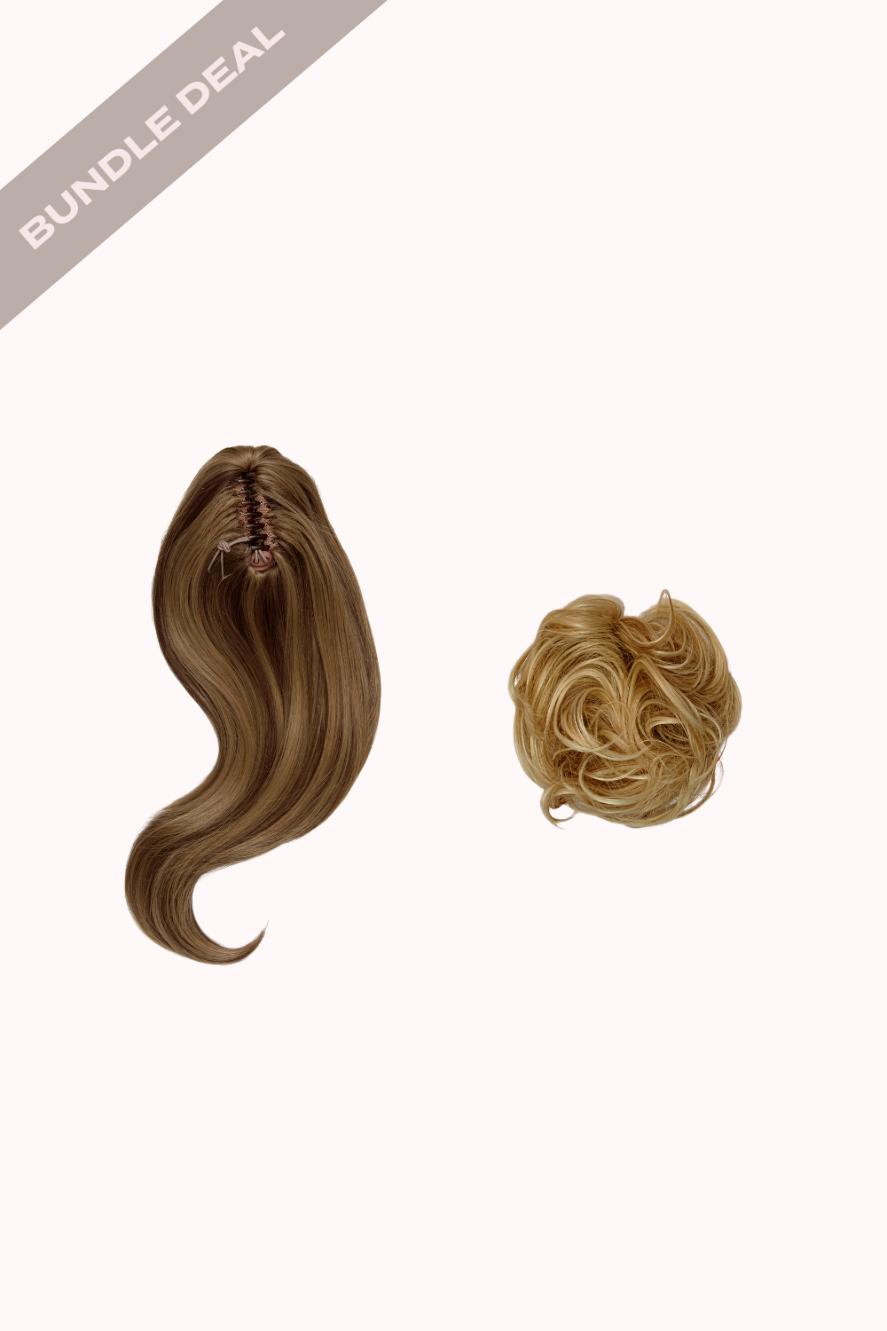 Blow Dry 16" Claw Clip + Premium Messy Bun Scrunchie Bundle - BLONDES | HARVEST BLONDE #1