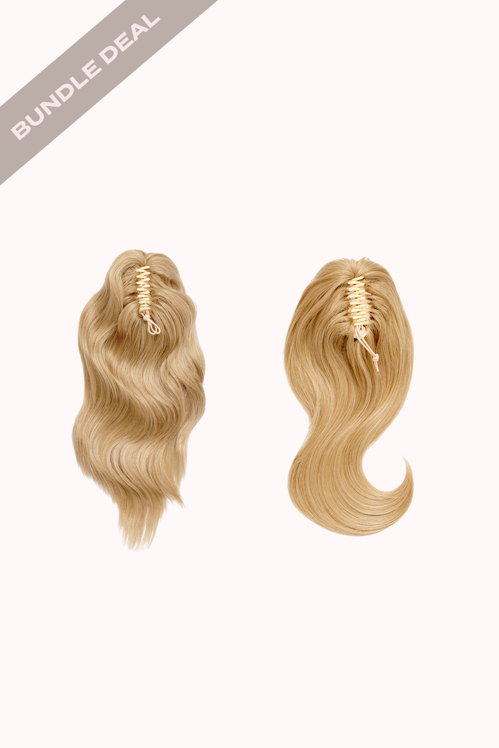Brushed Out Wave 16" Claw Clip + Blow Dry 16" Claw Clip Bundle - BLONDES | HONEY BLONDE #1
