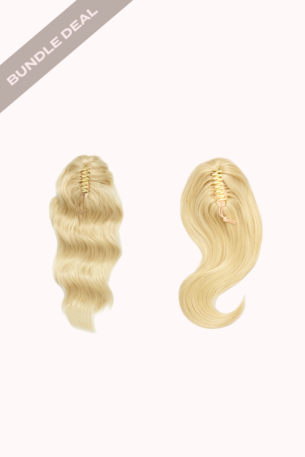Brushed Out Wave 16" Claw Clip + Blow Dry 16" Claw Clip Bundle - BLONDES | LIGHT BLONDE #1
