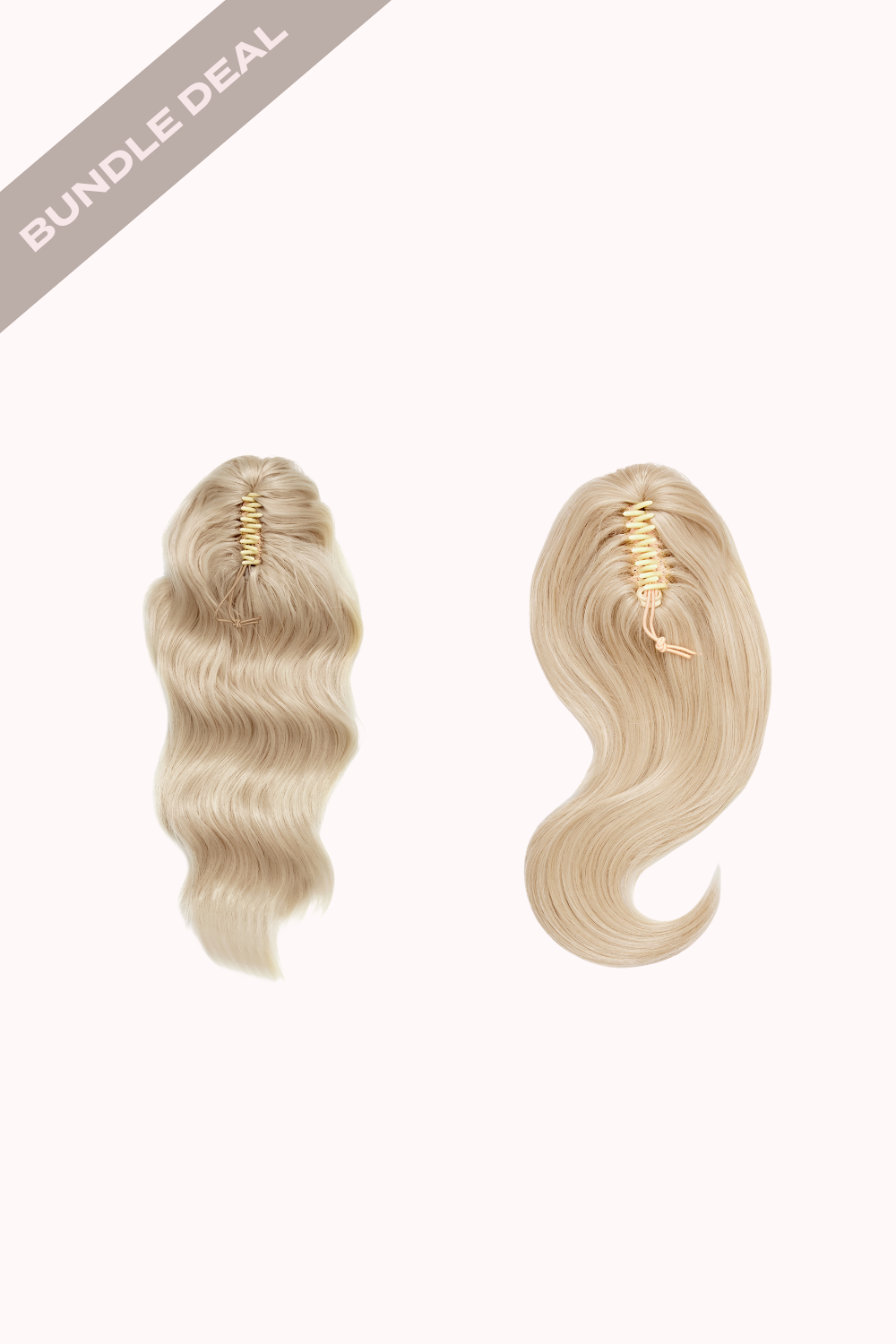 Brushed Out Wave 16" Claw Clip + Blow Dry 16" Claw Clip Bundle - BLONDES | LIGHT GOLDEN BLONDE #1