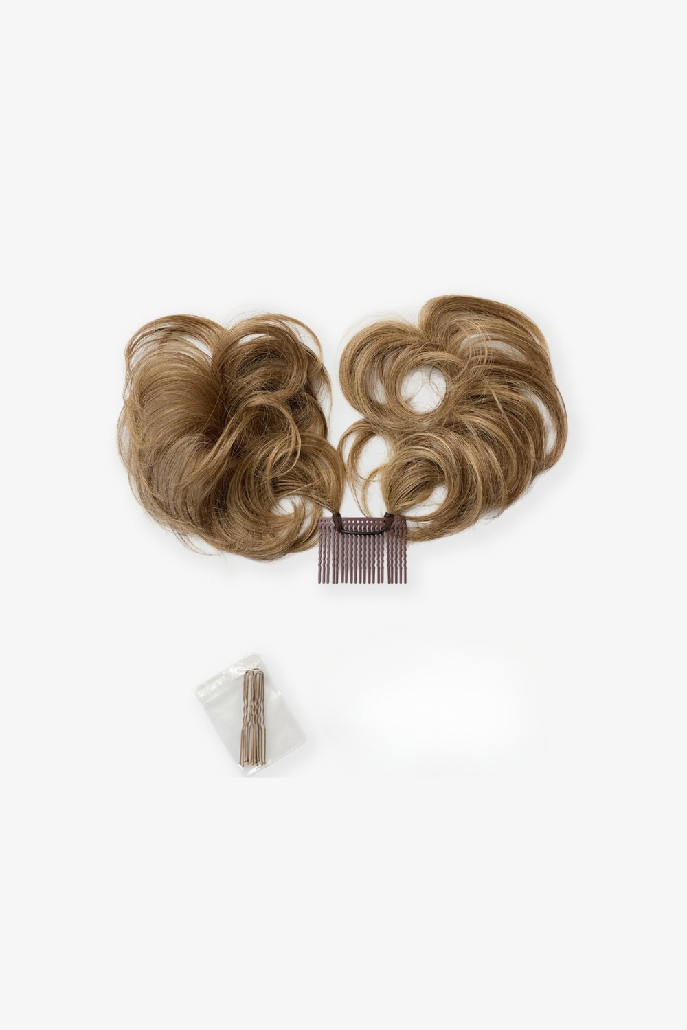 Flat lay — comb, wires and U grips (Katherine)